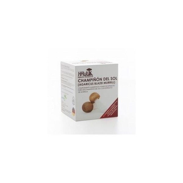 Champiñón del Sol (Agaricus Blazei) + Vit. C, 60 cápsulas - Hawlik
