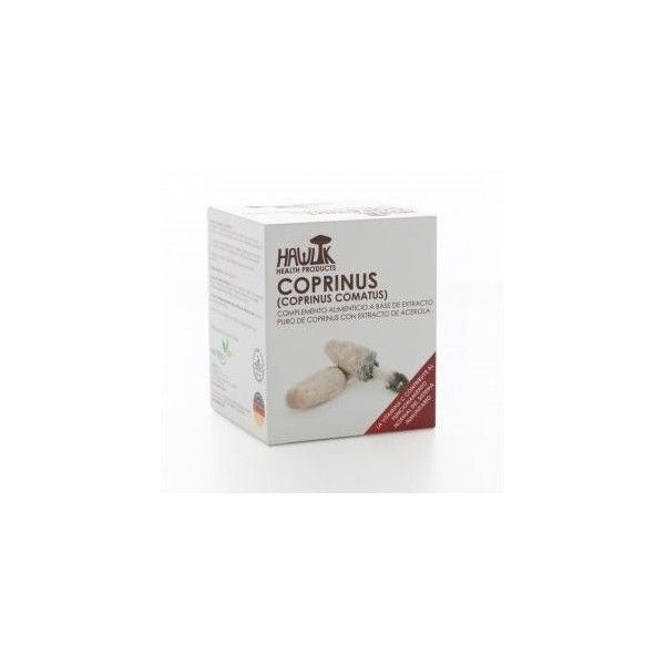 Coprinus (Coprinus Comatus) + Vit. C, 60 cápsulas - Hawlik - antigua imagen