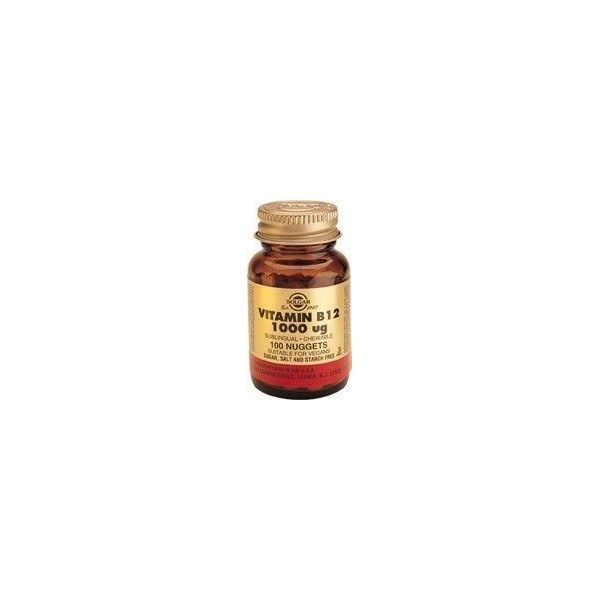 Vitamina B12 1000 &mu;g (Cianocobalamina), 100 comp. - Solgar  