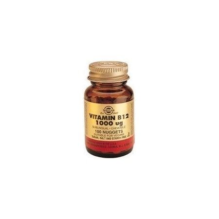 Vitamina B12 1000 &mu;g (Cianocobalamina), 100 comp. - Solgar  