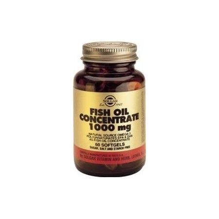 Aceite de Pescado Concentrado 1000 mg, 60 cápsulas - Solgar