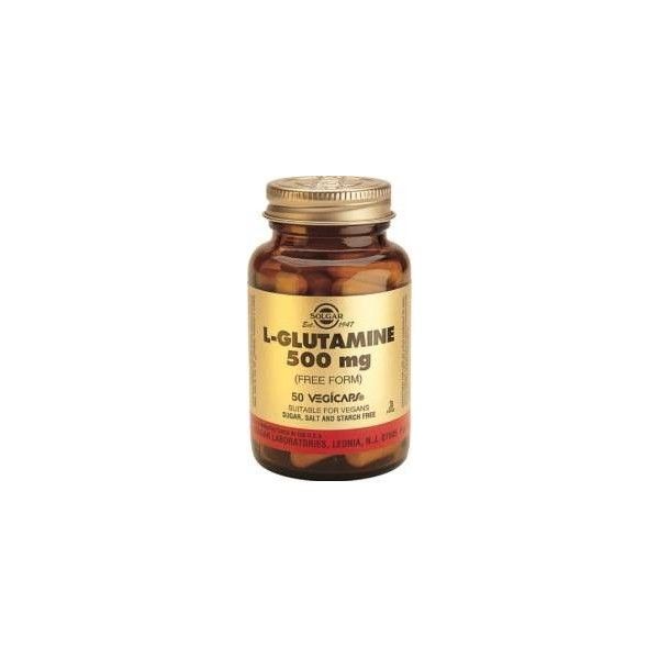 L-Glutamina 500 mg, 50 cápsulas - Solgar