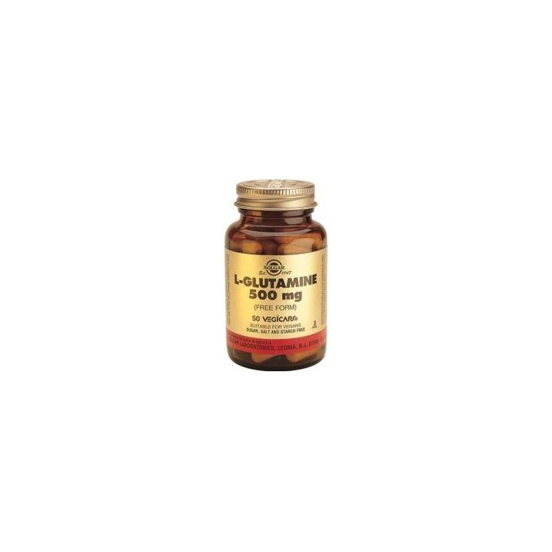 L-Glutamina 500 mg, 50 cápsulas - Solgar