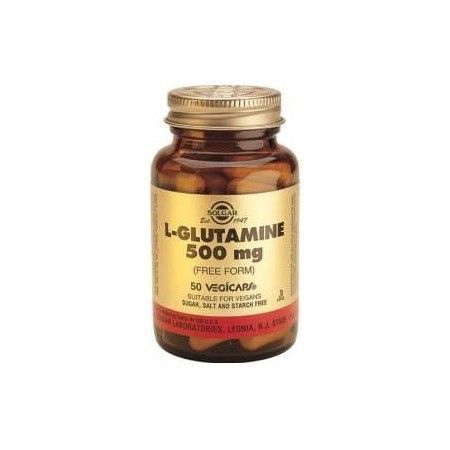 L-Glutamina 500 mg, 50 cápsulas - Solgar