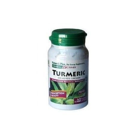 Cúrcuma (Turmeric), 400 mg, 60 cápsulas - Natures Plus