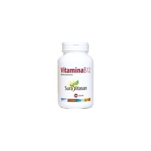 Vitamina B12, 500 mcg (metilcobalamina), 100 cápsulas - Sura Vitasan