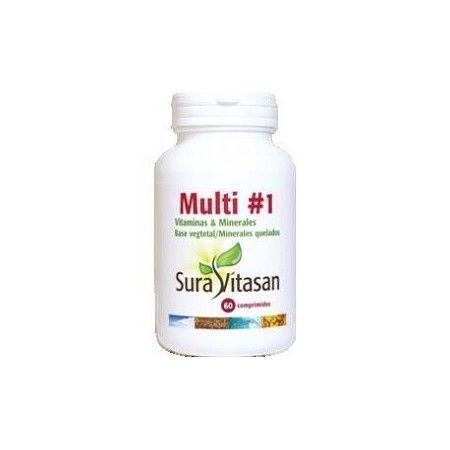 Multi #1, Vitaminas y Minerales, 60 comprimidos - Sura Vitasan
