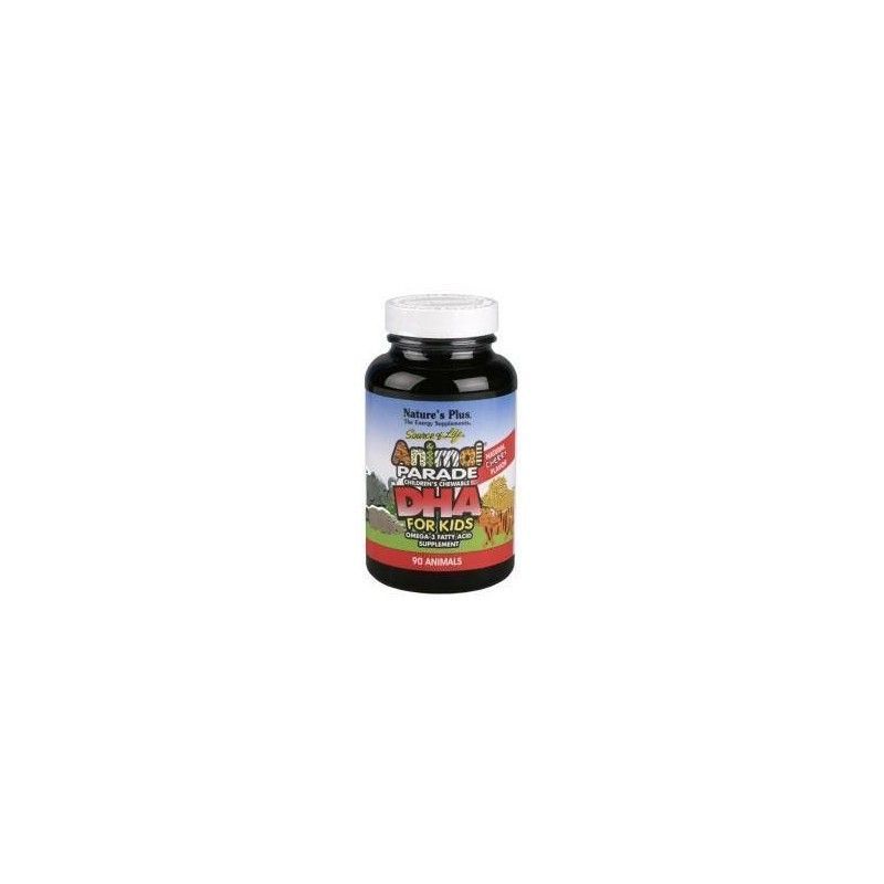Animal Parade DHA, 90 comprimidos masticables - Natures Plus