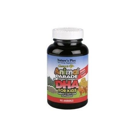 Animal Parade DHA, 90 comprimidos masticables - Natures Plus