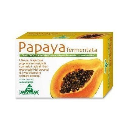 Papaya Fermentada, 30 comprimidos - Specchiasol