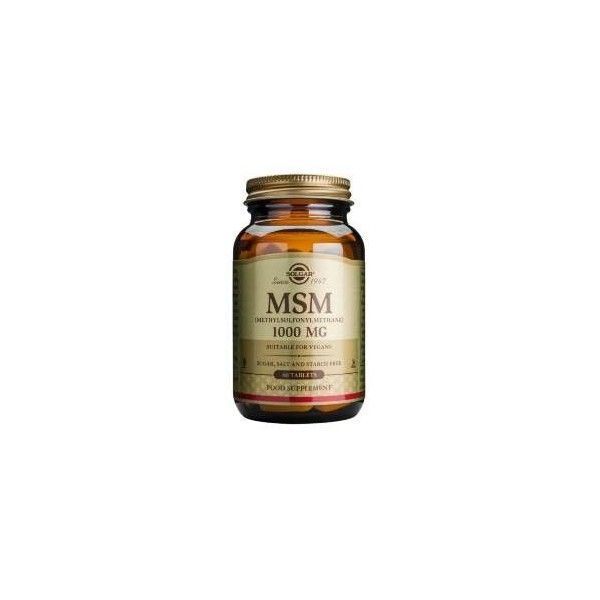 MSM, 1000 mg, 60 comprimidos - Solgar