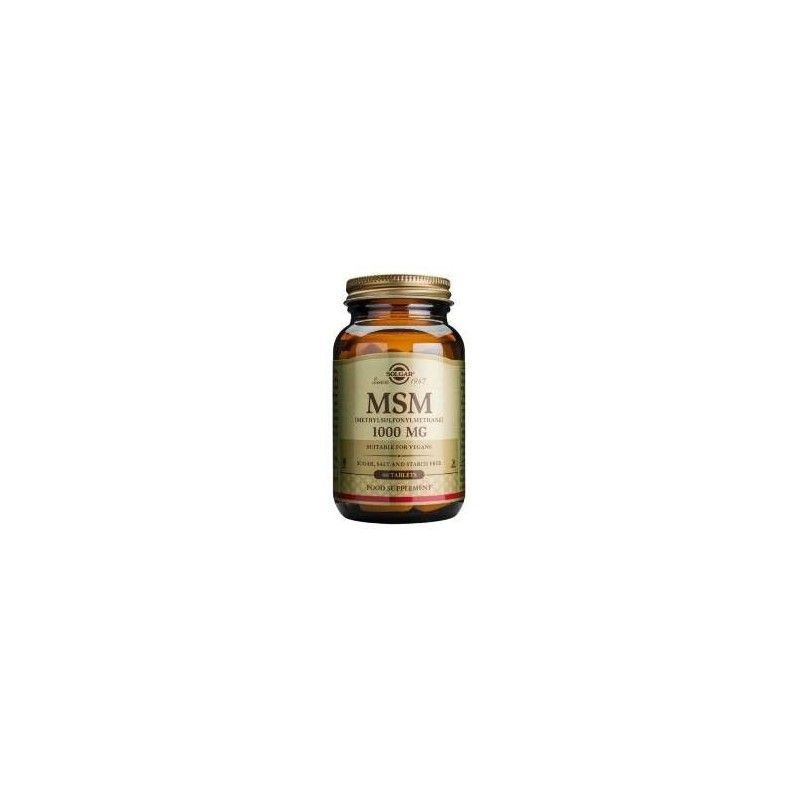 MSM, 1000 mg, 60 comprimidos - Solgar