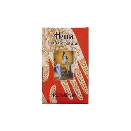 Henna Polvo Tatuaje Natural, 50 g - Radhe Shyam