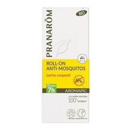 Aromapic Leche Corporal Anti-Mosquitos, Roll-on 75 ml - Pranarom