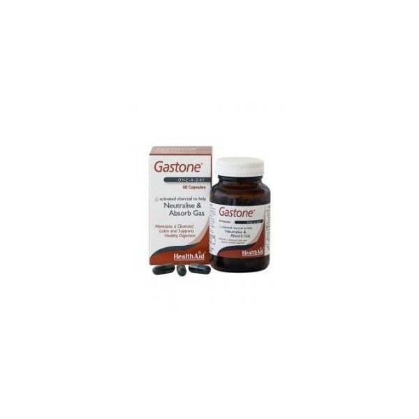 Gastone (carbón puro), 60 comprimidos - Health Aid