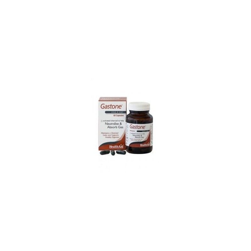 Gastone (carbón puro), 60 comprimidos - Health Aid