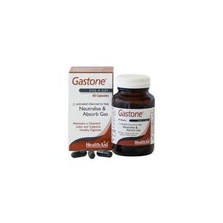 Gastone (carbón puro), 60 comprimidos - Health Aid
