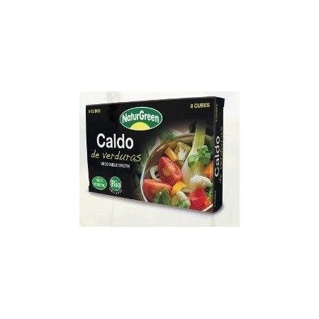 Caldo Vegetal Bio, 8 pastillas x 10,5 g - NaturGreen