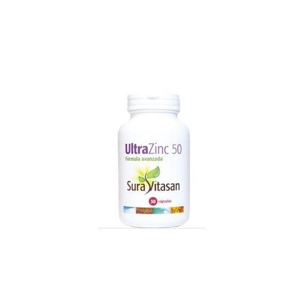 Ultra Zinc 50 mg, 30 cápsulas - Sura Vitasan