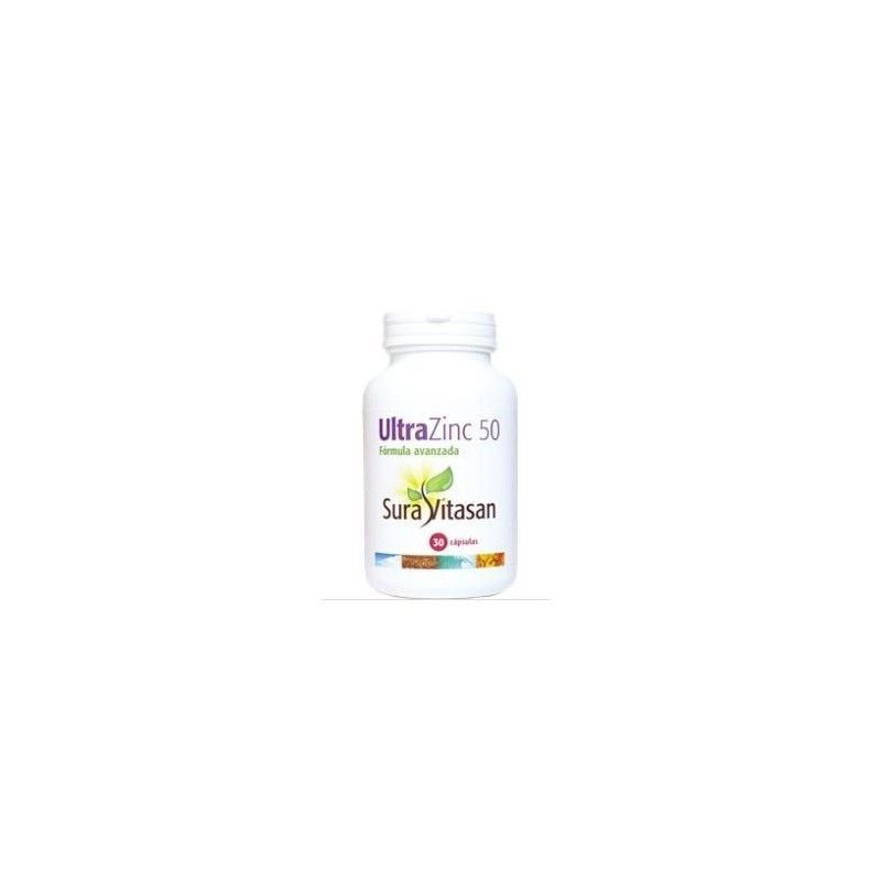 Ultra Zinc 50 mg, 30 cápsulas - Sura Vitasan