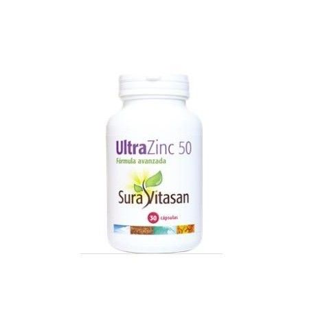Ultra Zinc 50 mg, 30 cápsulas - Sura Vitasan