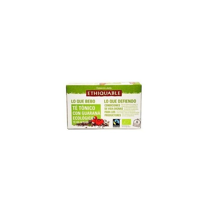 Té Tónico de Guaraná BIO, 20 filtros - Comercio Justo