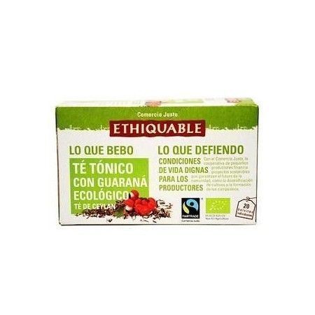 Té Tónico de Guaraná BIO, 20 filtros - Comercio Justo