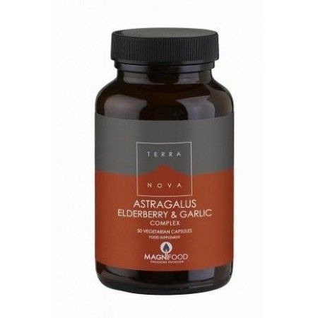 Astrágalo, Saúco y Ajo Complex, 100 Cápsulas - Terranova