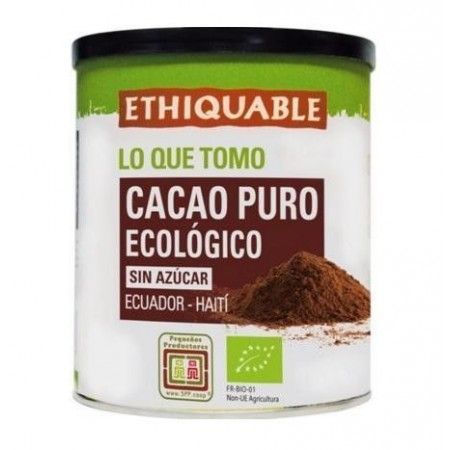 Cacao Puro Ecológico, Bote 200 g - Comercio Justo