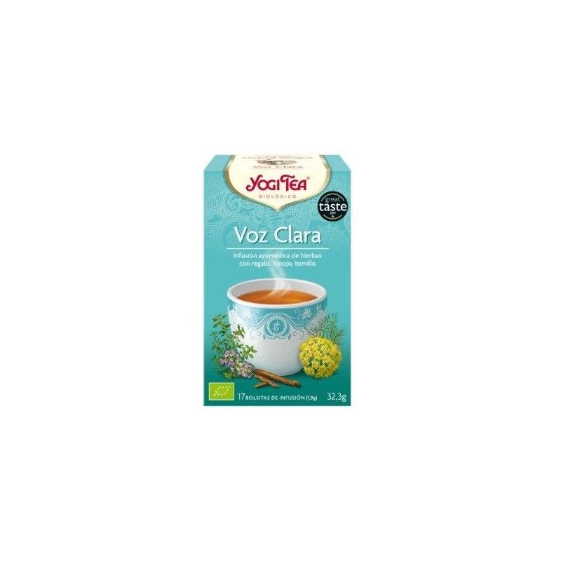  Voz Clara BIO, 17 bolsitas - Yogi Tea