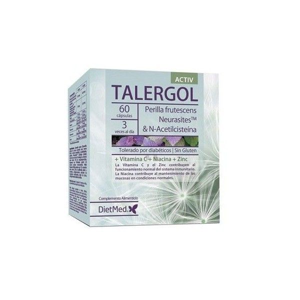 Talergol, 60 cápsulas - DietMed