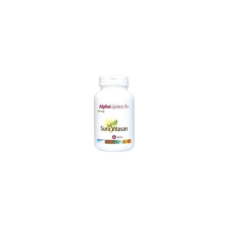 Alpha Lipoico R+, 150 mg, 60 cápsulas - Sura Vitasan