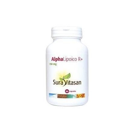 Alpha Lipoico R+, 150 mg, 60 cápsulas - Sura Vitasan