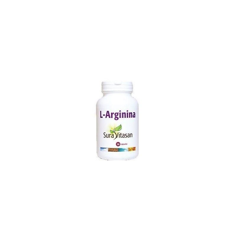 L-Arginina 500 mg, 50 cápsulas - Sura Vitasan