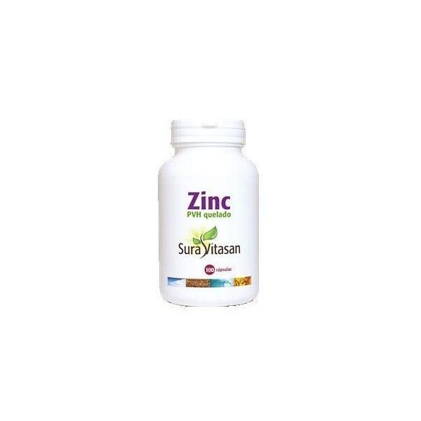 Zinc PVH Quelado 25 mg, 100 cápsulas - Sura Vitasan