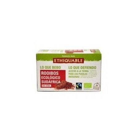 Rooibos Ecológico de Sudáfrica, 20 filtros - Comercio Justo