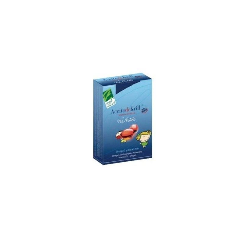 Aceite de Krill NKO Niños, 60 perlas - 100% Natural