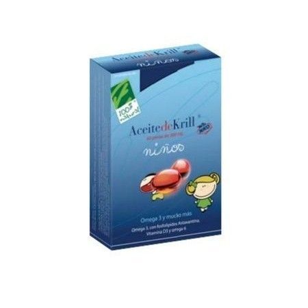 Aceite de Krill NKO Niños, 60 perlas - 100% Natural
