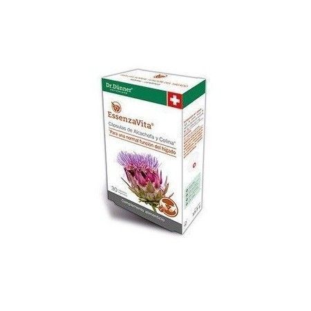 EssenzaVita Alcachofa y Colina, 30 cápsulas - Dr. Dunner