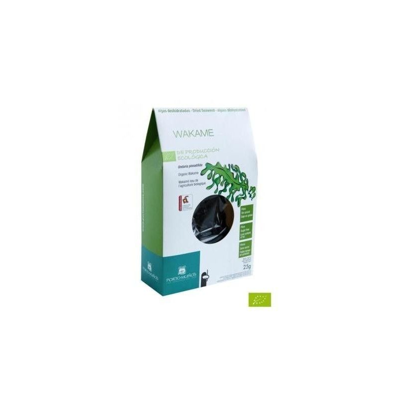 Wakame deshidratado Bio, 25 g - PortoMuiños