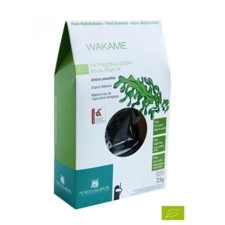 Wakame deshidratado Bio, 25 g - PortoMuiños