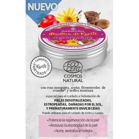 Manteca de Karité Regeneradora BIO, 100 g - Esential Aroms