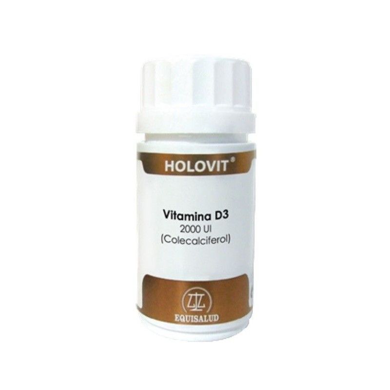 Holovit Vitamina D3 2.000 UI, 50 cápsulas - Equisalud