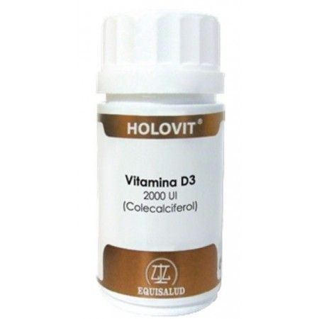 Holovit Vitamina D3 2.000 UI, 50 cápsulas - Equisalud