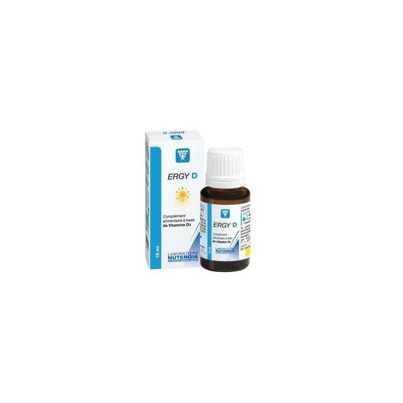 Ergy D (Vitamina D3), 15 ml - Nutergia