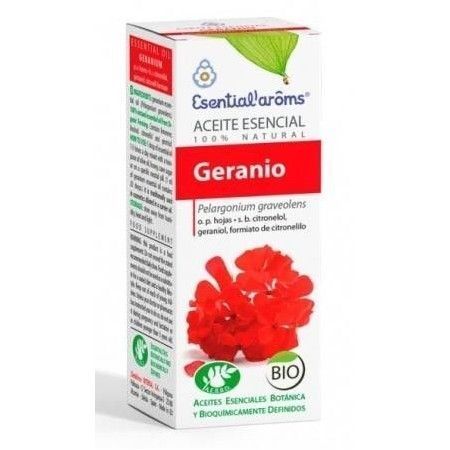 Geranio BIO Aceite Esencial, 10 ml - Esential Aroms