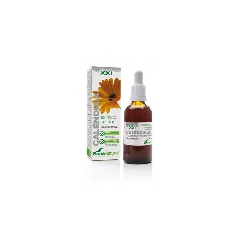 Caléndula, Extracto Sin Alcohol, 50 ml - Soria Natural
