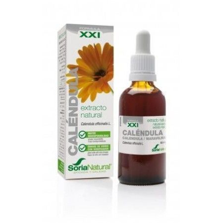 Caléndula, Extracto Sin Alcohol, 50 ml - Soria Natural