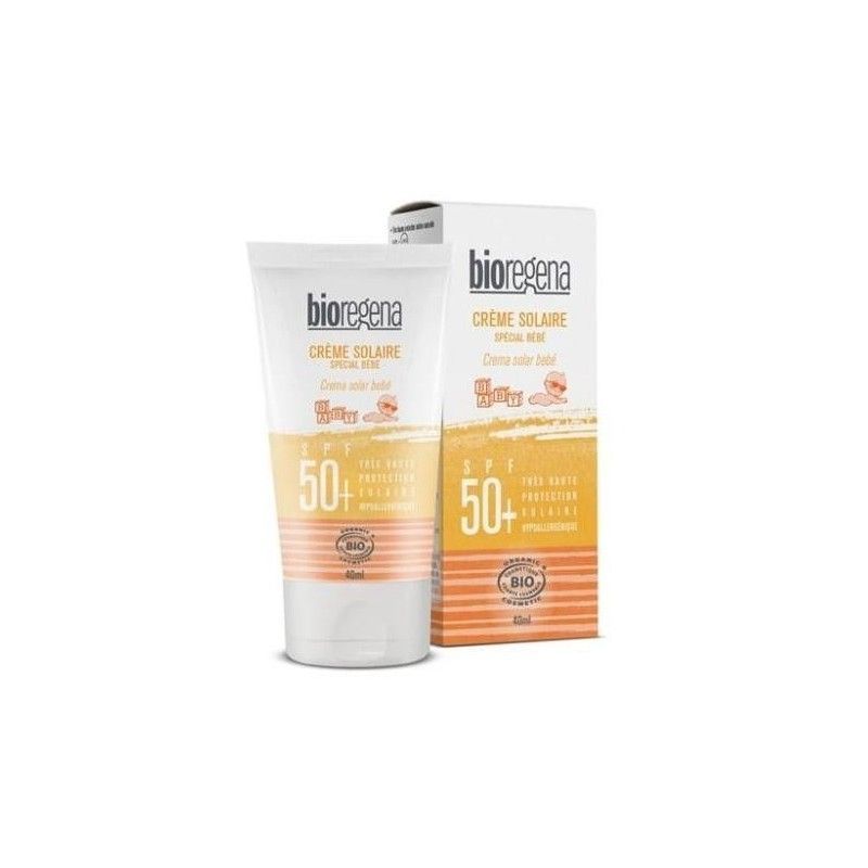 Crema Solar BIO SPF 50 Especial Bebés, 40ml - BioRegena