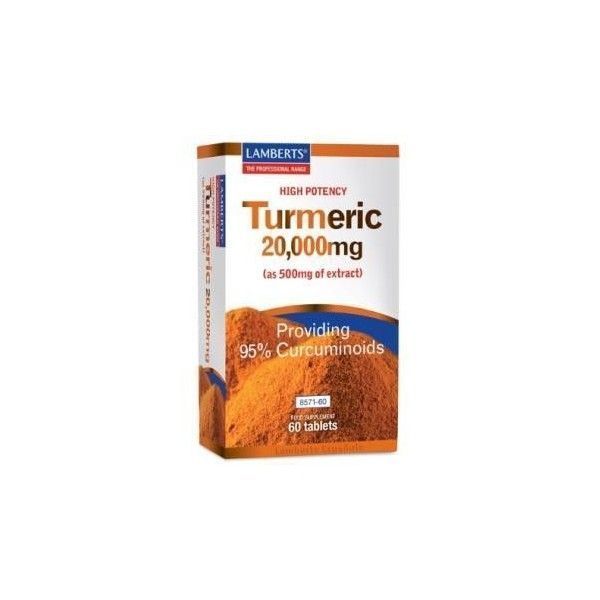 Cúrcuma (Turmeric), 10.000 mg, 60 cápsulas - Lamberts